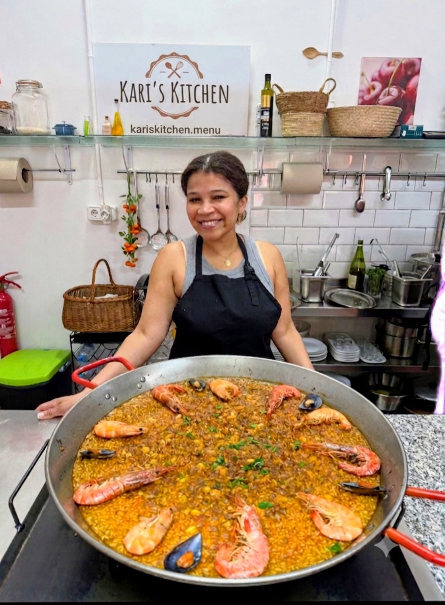 Kari in her kitchen
