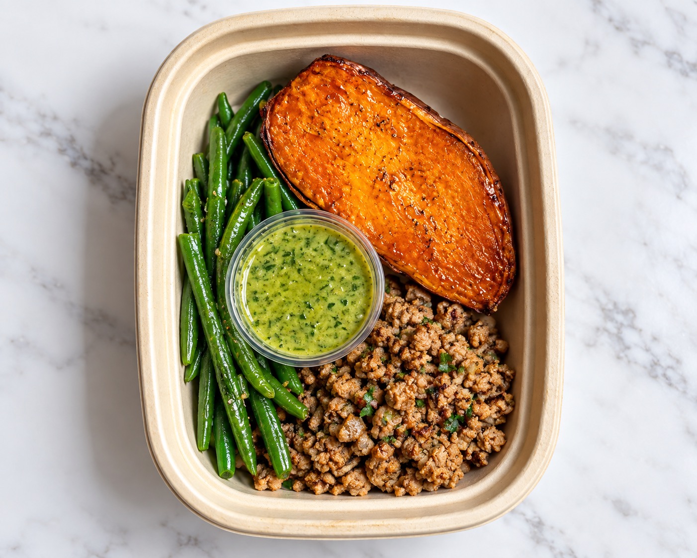 Chimichurri Turkey & Roasted Sweet Potato