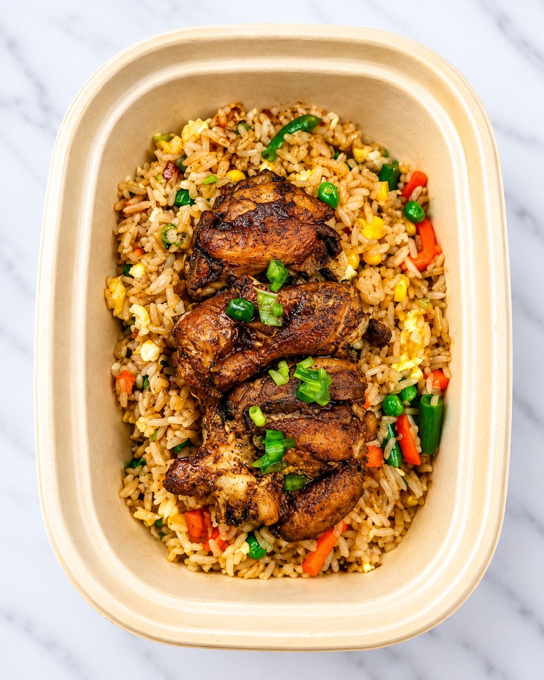 Soy-Glazed Chicken Fried Rice